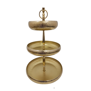 Meilleur prix de vente Support à gâteau en aluminium pour décoration de la maison Supports à gâteau décoratifs de table pour mariage Placage en laiton Style moderne fait à la main - Product Image 1