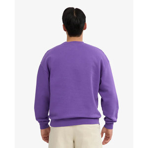 High Quality Winter Man Custom Distressed Sweatshirt Pullover <b>Thick</b> <b>Fleece</b> Lining Urban Streetwear Supplier OEM Sweatshirt - Product Image 2
