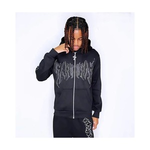 Conjunto Deportivo Personalizado 2025 para Hombre, Sudadera con Capucha y Cremallera, Cortavientos, Unisex, para Invierno - Product Image 3