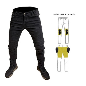 Conçues pour les longues balades en moto, ces pantalons textiles offrent un soutien protecteur pour la conduite avec protections de genoux de niveau CE 1. - Product Image 1