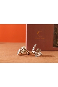 Rond de serviette de mariage plaqué or et argent restaurant table d'hôtel et taille personnalisée prix bon marché artisanat naturel - Product Image 4