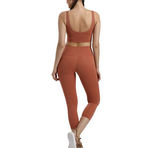 Ensembles de yoga pour femmes de qualité supérieure Design personnalisé haute élasticité 2 pièces Ensembles de fitness de gymnastique Prix de gros Ensembles de yoga - Product Image 2