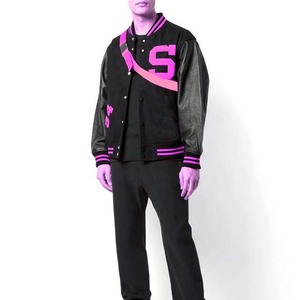 Chaqueta universitaria con bordado de chenilla y letras de calidad superior, diseño personalizado, tus propias chaquetas universitarias con bordado de chenilla de béisbol - Product Image 4