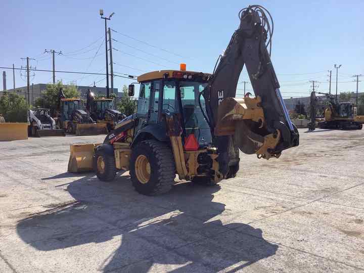 John Deer 410L Backhoe Loader Used John Deer Backhoe Loader Construction Machines with Joystick for Sale
