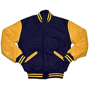 Top Notch Men's Wool Body <b>Leather</b> Sleeve Button Up Varsity <b>Jackets</b> Blank Patches Custom Design Embroidery Unisex <b>Jackets</b> For Men - Product Image 2