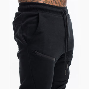 Pantalon de survêtement de gymnastique en éponge française de haute qualité pour hommes Joggers d'entraînement décontractés pour le sport Fitness Service OEM brodé sur mesure à mi-hauteur - Product Image 5