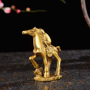 Petites sculptures artisanales en laiton des cinq anciens empereurs, Inde, polies, fournitures de Feng Shui, décoration de mariage, cadeau, ornement - Product Image 1