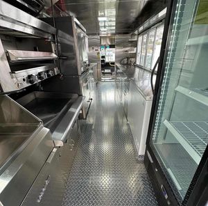 Remorque de restauration rapide et de crème glacée en aluminium de camion de nourriture mobile de cuisine complète avec l'application de puce et de casse-croûte - Product Image 6