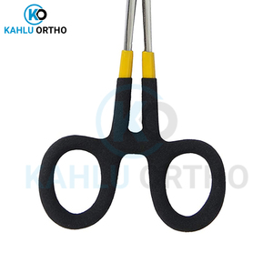 Abrazadera de bloqueo curvada recta 5,5 de la mejor calidad, pinzas quirúrgicas hemostáticas con mango de acero inoxidable de KAHLU ORTHOPEDIC - Product Image 4