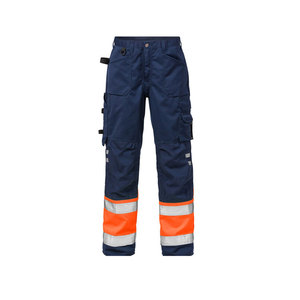 Pantalones de trabajo de seguridad de alta visibilidad de alta calidad para hombre, cómodos pantalones de trabajo con cinta reflectante, pantalones Cargo para uso en exteriores - Product Image 5