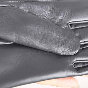 Stylish Genuine Leather <b>Gloves</b> Eco-Friendly Lightweight <b>Touchscreen</b> Winter Daily Use Warm Wool Lining Comfortable Grip - Product Image 4