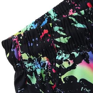 Nouveau Graffiti 3D pantalons de plage pour hommes décontracté lâche maille Shorts impression numérique 100% coton taille moyenne Hip Hop Style solide toile - Product Image 3