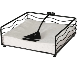 Servilletero de latón con acabado dorado Diseño clásico Decoración de mesa de boda Fiestas DE BODA Decorar Soporte de tejido de latón - Product Image 4