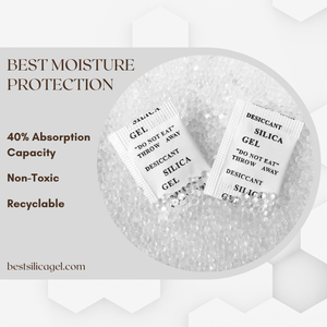 Perles de gel de silice blanches 2g 3-5mm Premium Absorbeur d'humidité rechargeable pour un stockage sécurisé - Product Image 5