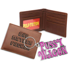 Portefeuille en cuir Pulp Fiction & Kill Bill avec porte-clés mousqueton - Product Image 1