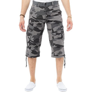 Factory Wholesale Custom Active Wear <b>Men's</b> Summer Athletic Breathable <b>Long</b> <b>Shorts</b> Quick Dry Polyester Drawstring Casual Style - Product Image 4