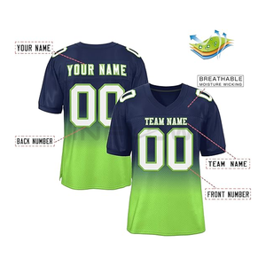 Camiseta de fútbol con bordado de Jersey al por mayor de calidad personalizada, últimos diseños, camiseta de fútbol americano con entrada de precio de fábrica - Product Image 2