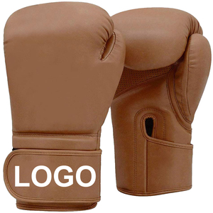 Guantes de boxeo personalizados de fábrica más vendidos Características impermeables de cuero genuino para guantes de boxeo de combate al aire libre Servicio OEM - Product Image 2