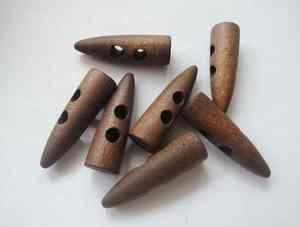 กระดุมหงอนควายคุณภาพสูงแบบสั่งทำพิเศษ กระดุมหนังคุณภาพสำหรับตกแต่งเสื้อกันฝุ่น งานฝีมือจากธรรมชาติ สไตล์สัตว์ - Product Image 3