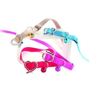 ปลอกคอแมวไนล่อนปรับได้หลายสีพร้อมกระดิ่ง - Product Image 3