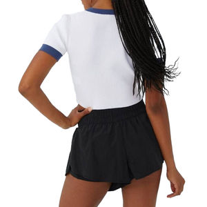 Personnalisé été nouveau Design femmes athlétique Fitness shorts pour femmes blanc plaine Gym femmes shorts Double couche Yoga Shorts - Product Image 2