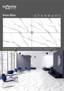 Carreaux en porcelaine polie 60X120CM Collection de motifs sans fin Carreaux douables et imperméables pour maisons et hôtels Mur et sol - Product Image 5