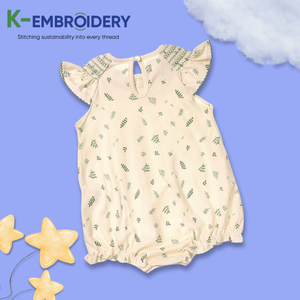 Belle Baby Girl Smocked Bubble Body vêtements smockés de haute qualité, robes de filles, vêtements pour enfants - Product Image 3