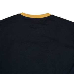 Camiseta de Algodón Premium con Cuello Redondo para Hombre, Camiseta con Dobladillo Curvo y Letras Bordadas en Chenilla, Ropa Griega - Product Image 4