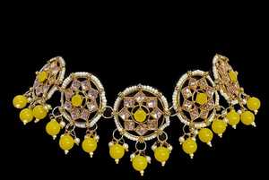 Vente en gros d'usine, ensembles de colliers et de boucles d'oreilles traditionnels indiens et pakistanais, faits à la main, plaqués argent, en acier inoxydable - Product Image 6