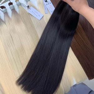 Precio al por mayor 100% Cabello humano virgen Cutícula alineada de alta calidad Cabello vietnamita de extensiones de cabello humano - Product Image 1