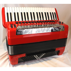 Acordeón de madera hecho a mano con sistema diatónico, adecuado para música folclórica tradicional y moderna. - Product Image 2