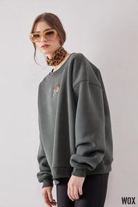 Jersey de mujer de algodón pesado personalizado sudadera Premium OEM logotipo personalizado de alta calidad 2024 oferta al por mayor tendencia de moda - Product Image 2