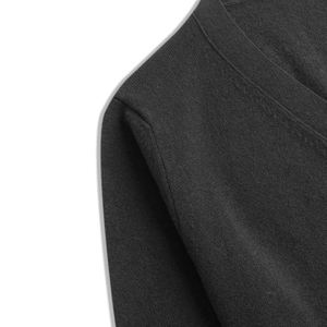 Townkana 100% Wool Elegant Commuter Style V-neck <b>Button</b> <b>Cardigan</b> Jacket Small Heart Unisex Couple Autumn Winter Sweater - Product Image 4