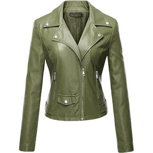 Veste en cuir véritable pour femmes, tenue décontractée, taille adulte, vestes en cuir de meilleure qualité, fabrication en gros - Product Image 1
