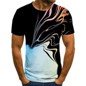 Wholesale Plain 50% Cotton Polyester Tshirt Oem <b>Logo</b> Custom T-shirt Sublimation Print <b>Design</b> Graphic Blank Men T Shirt for Men - Product Image 1