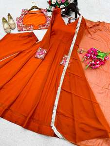 Lancement d'une nouvelle tendance : robe et pantalon Cotty & dupatta, prêt-à-porter, design tendance - Product Image 6