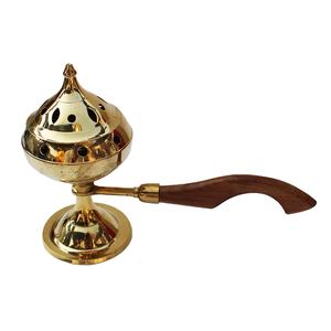 Quemador de incienso de Metal de la mejor calidad, quemador de incienso al por mayor, quemador de resina de incienso de latón personalizado para la decoración del hogar Mandir - Product Image 6