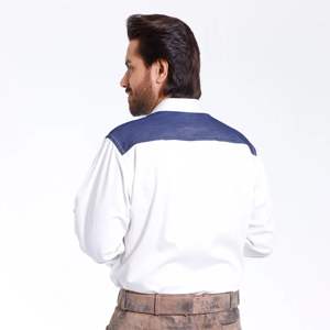 Camisas ajustadas con botones para hombre Camisas personalizadas de algodón y lino para atuendo informal, de oficina y de negocios - Product Image 4