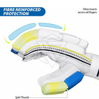 Guantes de Bateo de Cuero Cómodos, Forro Suave, Agarre Seguro, Diseño Transpirable, Duraderos, Ligeros, Cierre de Gancho y Bucle, Alta Calidad