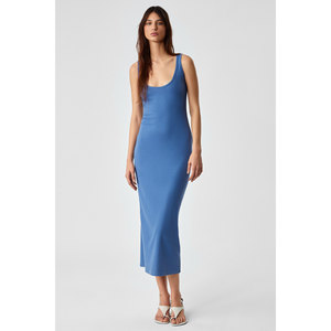 ETHIQUET SOFUTEY Robe slim sans manches à col rond et jambes larges pour femme - Product Image 2