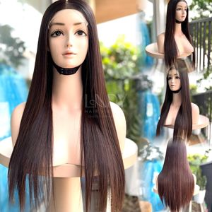 Pelucas de la Más Alta Calidad, Hermosas, de Cabello Humano Real, 100% Cabello Humano Vietnamita, Liso Natural, Color Personalizable, Peluca con Cierre - Product Image 5