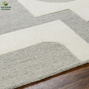 Alfombras de Lana para Interiores de Diseño, Alfombras de Lana Hechas a Mano para Sala de Estar y Dormitorio - Product Image 4