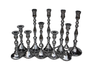 Portavelas pulido con espejo de Metal fundido para decoración del hogar, portavelas con Base de unión para cinco usos - Product Image 5