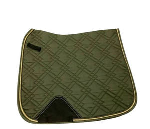 Almohadilla de sillín occidental de lana genuina de grado 100%, fabricante indio de Color sólido, equipo ecuestre de carreras de caballos, tela de salto suave - Product Image 1