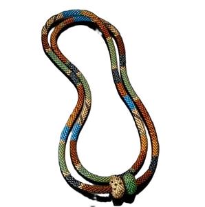 Collier de corde de perles de rocaille pour femmes accessoires collier de corde de perles africaines traditionnelles avec style de motif personnalisé - Product Image 4