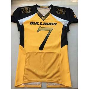 Diseño profesional su propia impresión de serigrafía de sublimación completa \ camiseta de práctica disponible camisetas de fútbol americano - Product Image 3