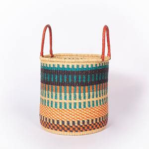 Panier de décoration en jonc de mer africain prix le plus bas paniers en herbe de mer bolga organisateur de rangement en paille fabriqué à la main - Product Image 3