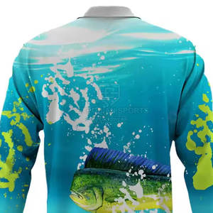 Chemise de pêche pour homme à prix avantageux, UPF 50, respirante, séchage rapide, nouveau design, sublimation personnalisée, vente en ligne - Product Image 5