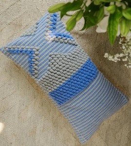 Hot Sell Beautiful Design Boho <b>Outdoor</b> Cotton Lumbar Pillow Cover Handwoven Decorative <b>Throw</b> Pillow Unique Boho Pillow By ITHL - Product Image 3