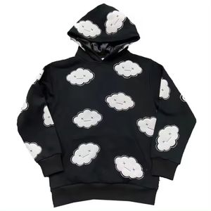 Custom Rhinestone Puff Imprimir Sudaderas con capucha de alta calidad para hombre Puff Impresión Zip up Sudaderas con capucha Unisex - Product Image 2